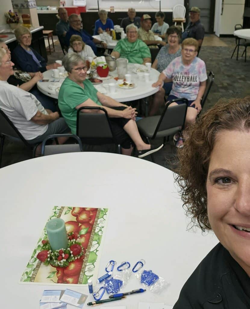 Jodie Harms at Sterling Senior Center