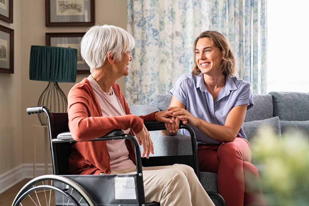 Companion care at home helps aging seniors combat loneliness.