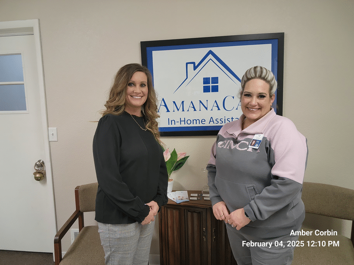 Heather and Amber, our Central & Western, NE Marketer, visiting the North Platte Office!