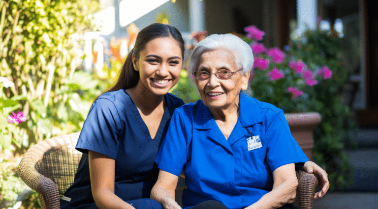 Companion care at home helps seniors with companionship, interaction, getting outside, and staying active.