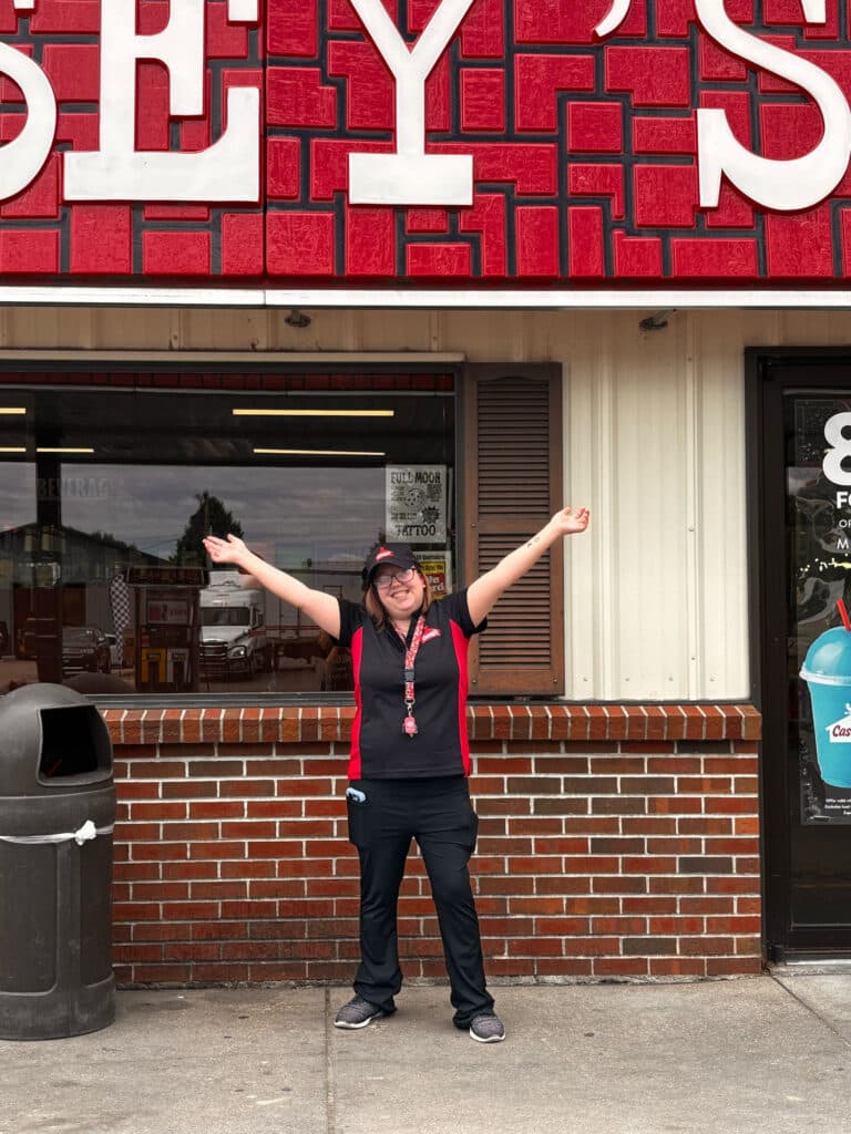 One of our AmanaCare clients just got her first job!