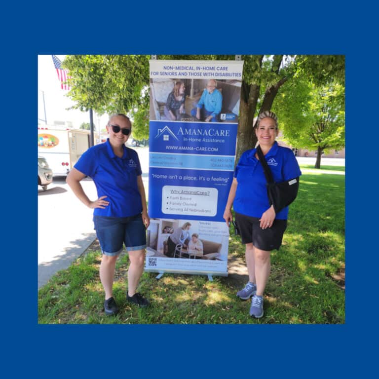 Central Nebraska Marketer Amber and Care Coordinator Natalie Adams