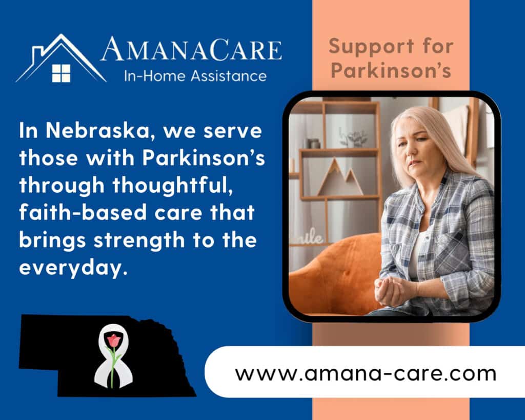 Parkinson’s home care from AmanaCare helps clients stay safe, supported, and independent in the comfort of their own homes.
