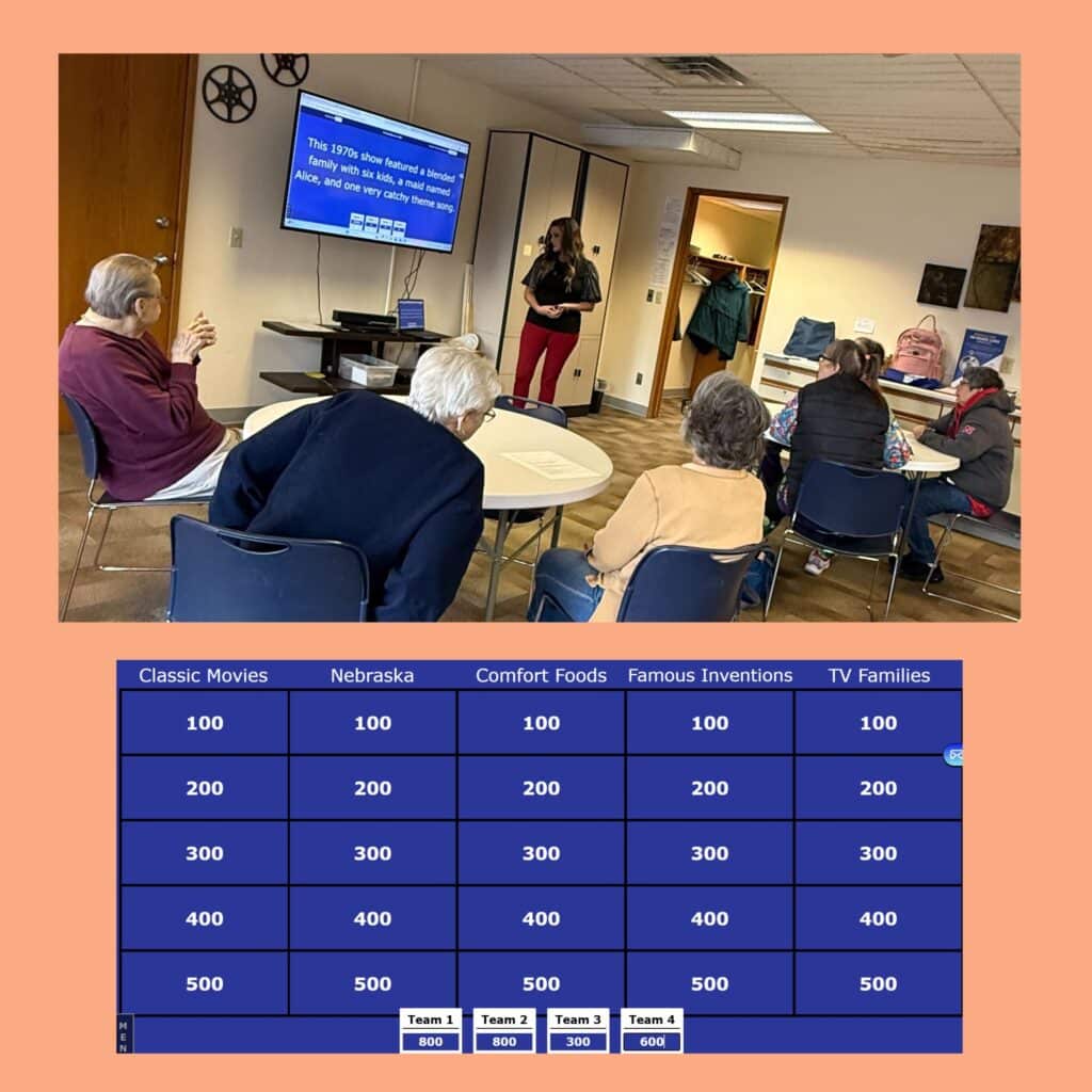 AmanaCare brings Jeopardy fun to Lincoln seniors 💙